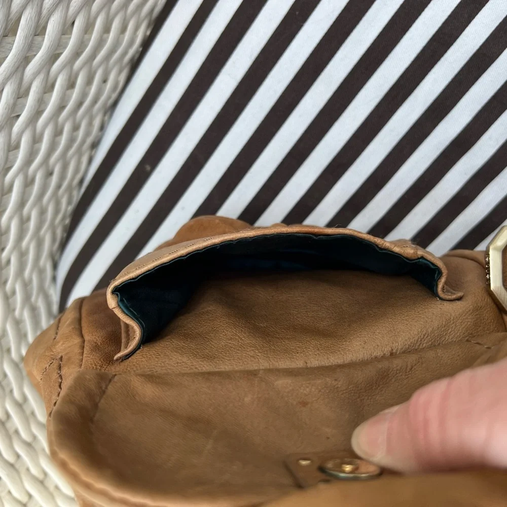 Henri Bendel Lamb Skin Leather Shoulder Bag - Picture 15 of 15